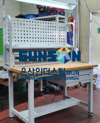 원목 작업대