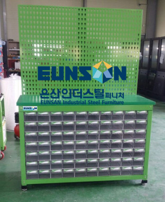 투명 부품박스 작업대